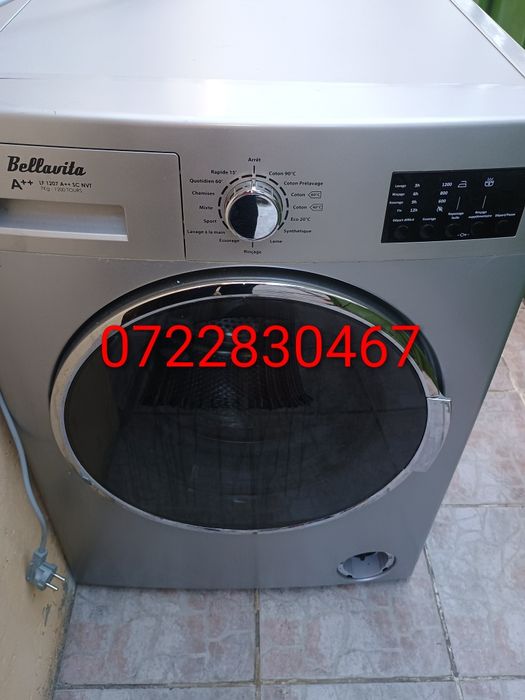 Mașină de spălat rufe 7 kg  argintie