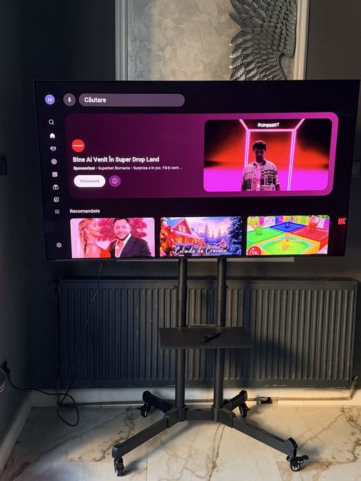 Televizor Smart OLED Samsung 65S90F, 163 cm, Ultra HD 4K, Clasa F