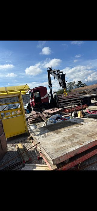 Камион с кран транспортни услуги