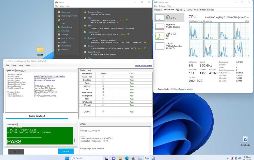 Procesor I7 2600 socket 1155