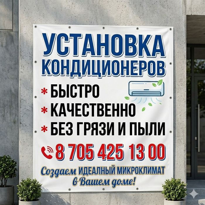 Установка кондиционеров
