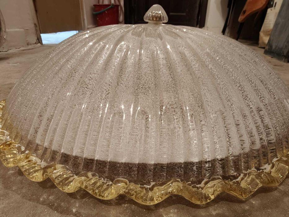 Plafoniere si aplice Murano vintage (Italia) – set complet / piese separate – sticlă suflată manual