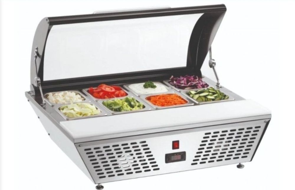 Хладилна салатена витрина настолна Чисто нова