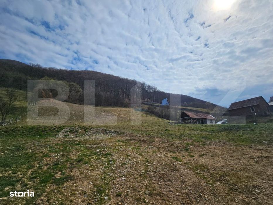 Teren intravilan generos de 4000 mp, cu priveliste montana, Cugir