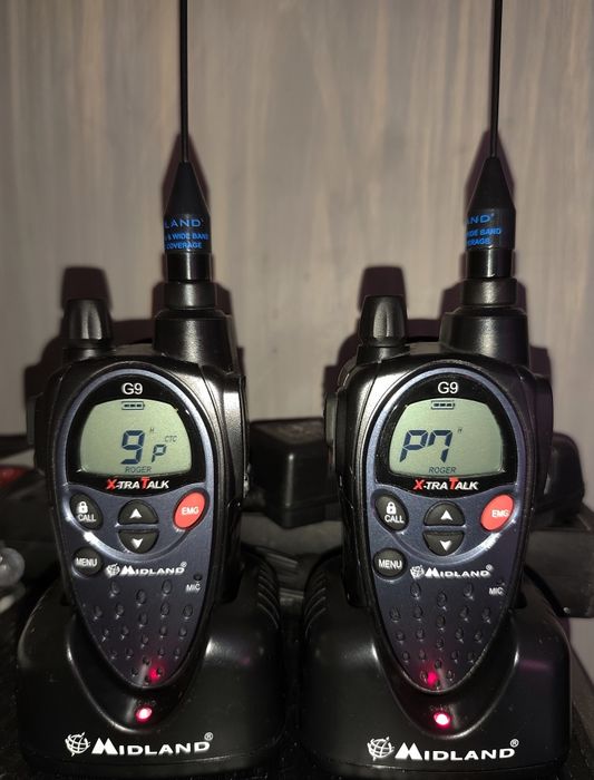 SET Stație Radio Portabilă Midland G9 PLUS (Ediție Specială: Export 5W + Antenă Flex)