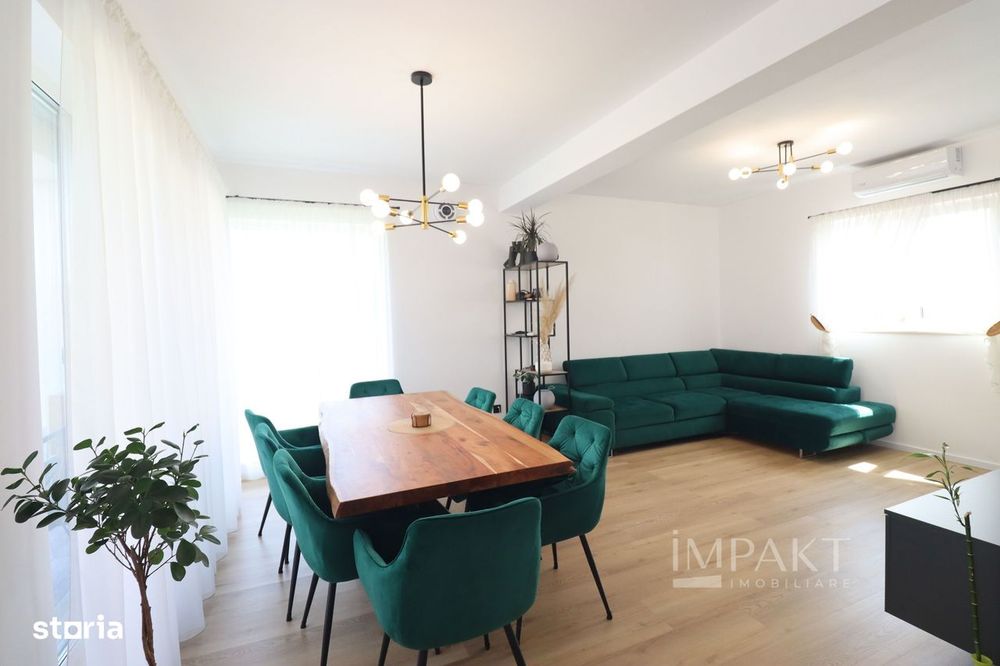 Duplex superb la vanzare, finisat, mobilat, utilat, situat in Chinteni