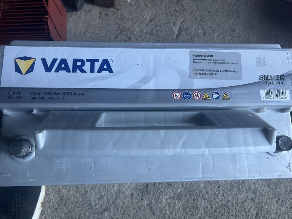 Акумулатор 100ah Varta