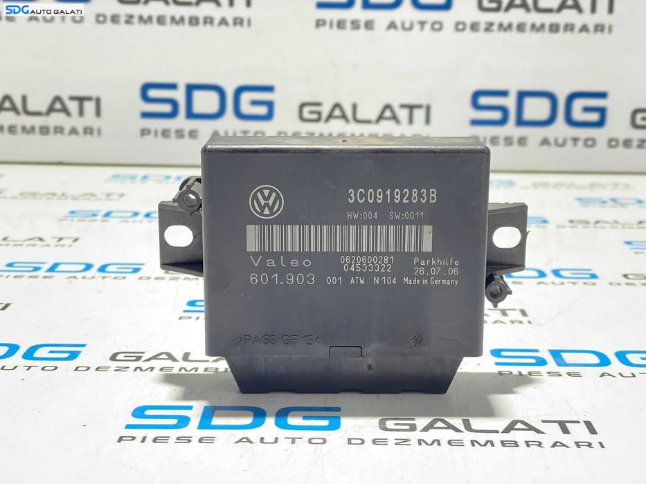 Modul Unitate Calculator Control Senzori Parcare Volkswagen Passat CC 2008 - 2012 Cod 3C0919283B [L3063]
