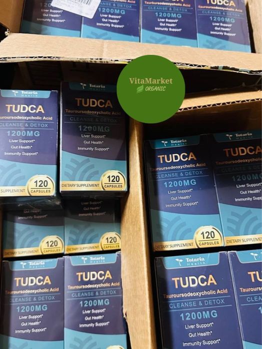 Tudca,120 kapsula,1200 mcg,Totaria firmasidan yuqori sifatli тудка