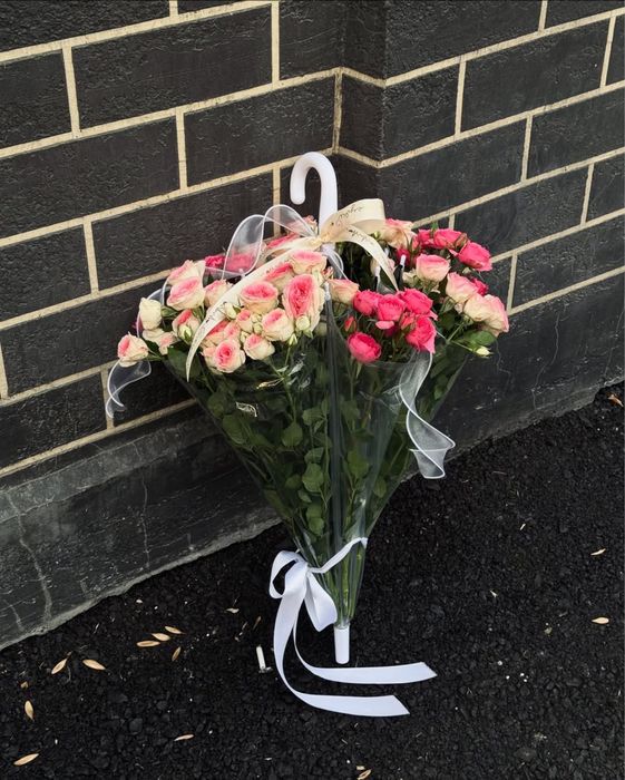 Цветы в зонте | Цветы в зонтике