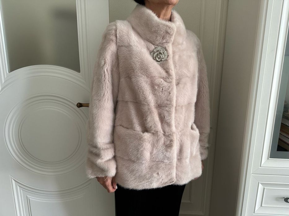 Натуральная норковая шуба