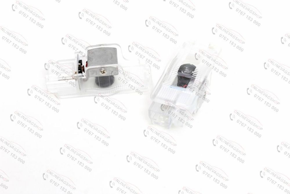 Set 2 lampi Peugeot 307, 406, 407 cu logo 206, 207,306