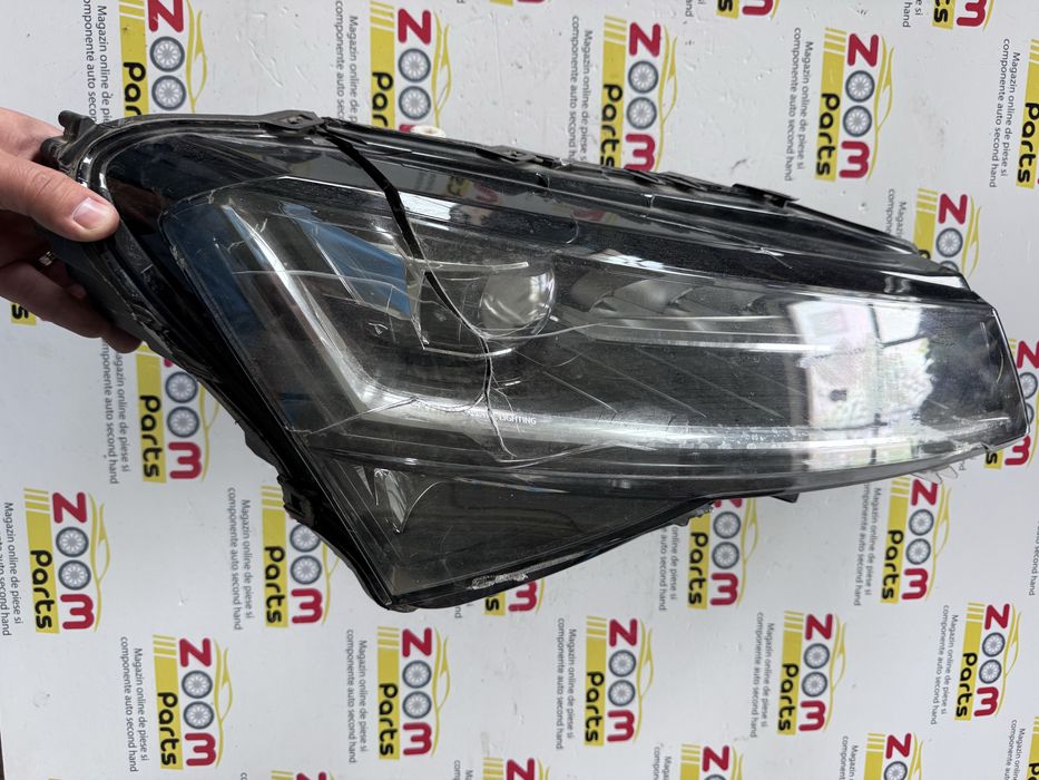 Far dreapta full led crystal lighting Skoda Superb 3 facelift 2019-2023