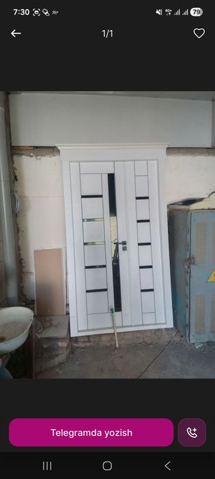 MDF eshiklar ikki qanotli