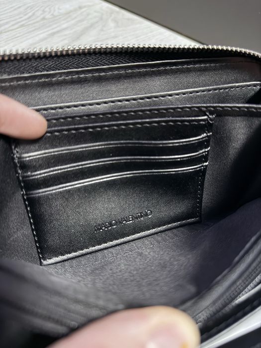 Portofel | Valentino Divina, negru, cutie & accesorii. (NOU)