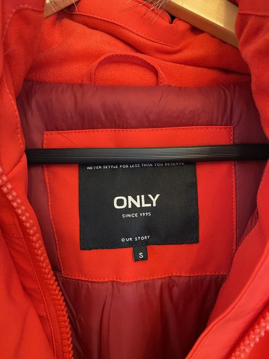 Geaca de iarnă femei parka Only New Sally Roșu mărimea S nouă