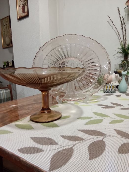 Фруктовницы Цветное Чершское стекло