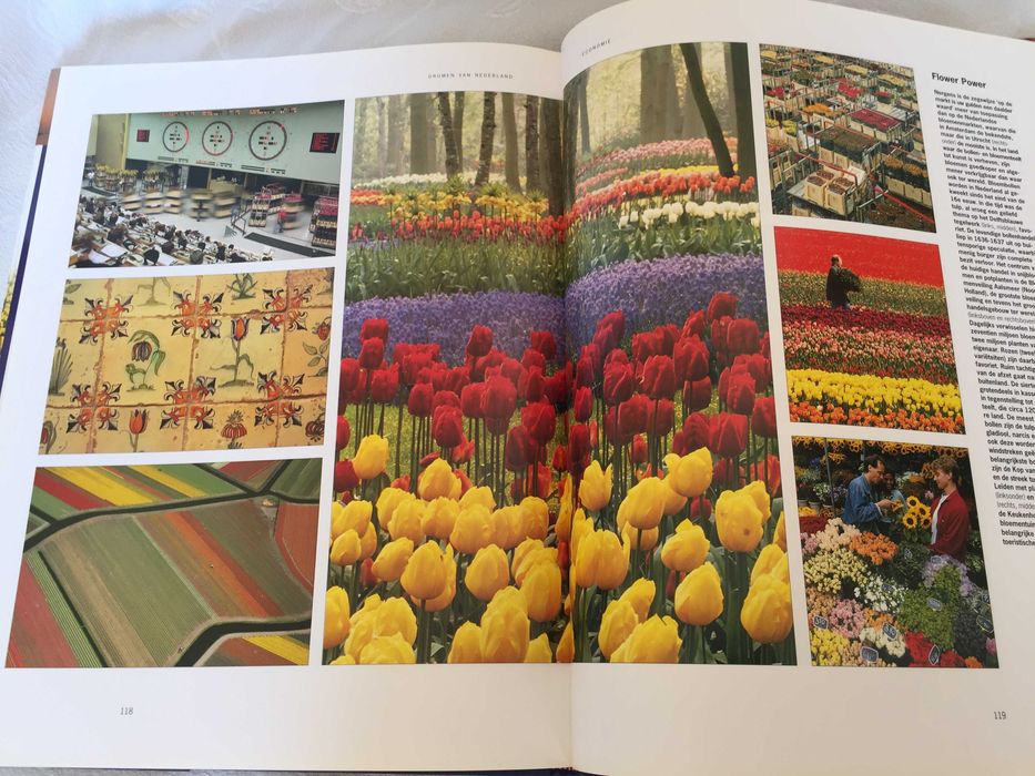 Стара луксозен албум Dromen van Nederland Frans Lemmens, 1998 като нов