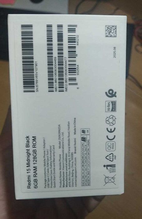 Redmi 15 6/128 150$ (срочно!)