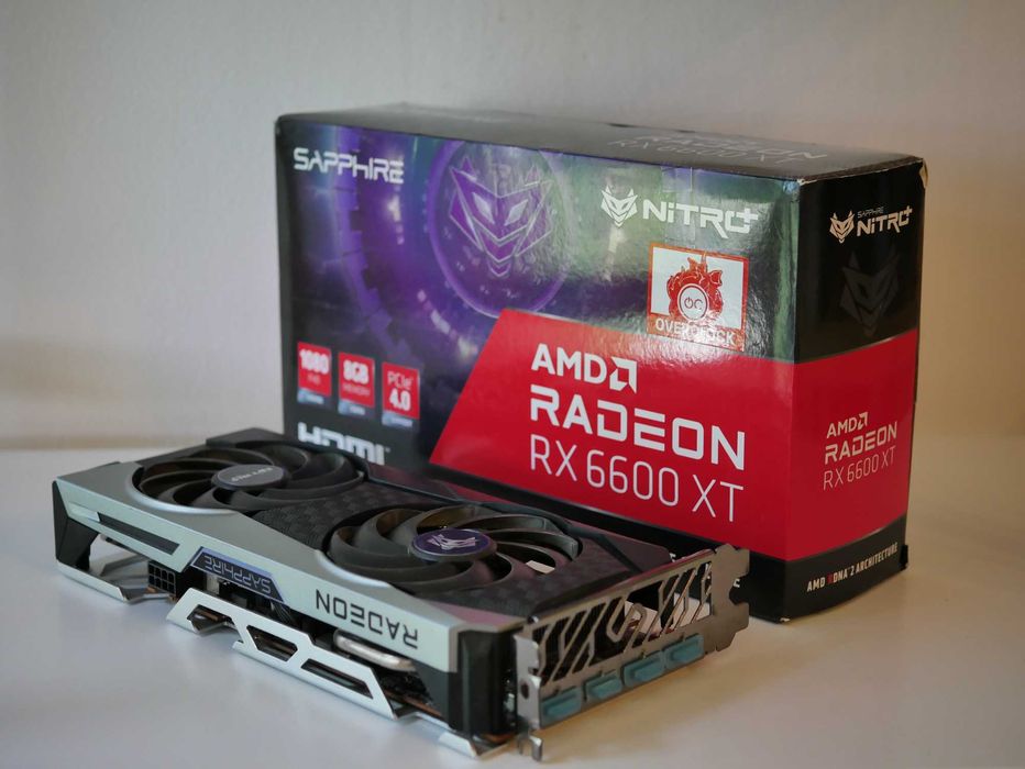 Sapphire Nitro+ AMD Radeon RX 6600 XT Overclocked 8GB GDDR6 128 bits