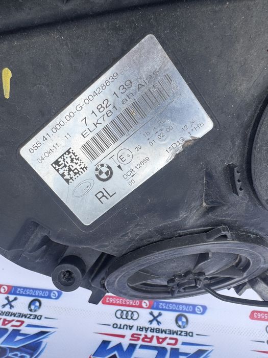 Far stânga xenon BMW seria 7 f01 2009 cod 7182139