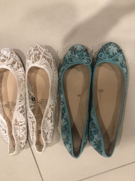 Set balerini Zara Trafaluc si H&M, purtati de 3 ori, mar.38