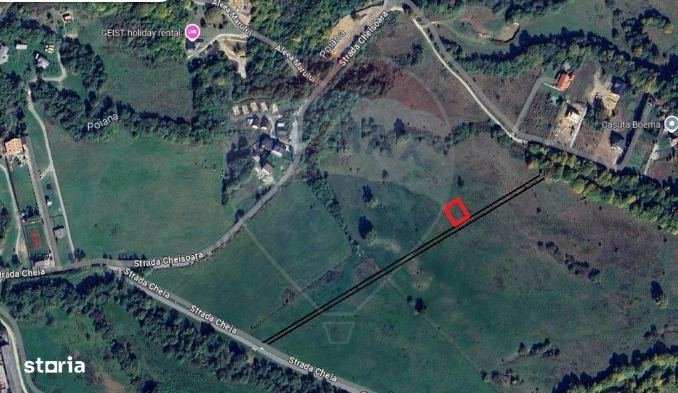 Teren Rasnov - Cheile Rasnoavei, 654mp, posibil 1329mp