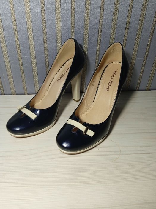 Туфли кожаные лаковые