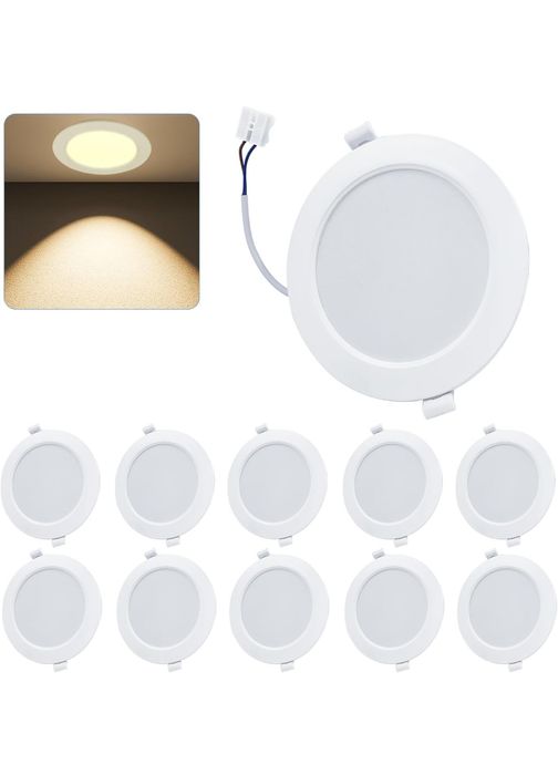 Set de 10 Spoturi LED de tavan 9W 920 Lumen