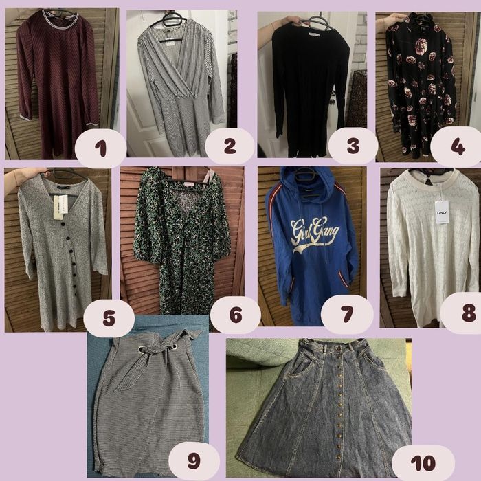 Рокли есен S/M  Only, Zara, Papaya, H&M, FB sister