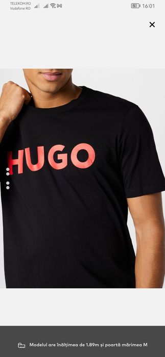 Tricou Hugo Boss Colectiile noi Top Premium Bumbac 100%