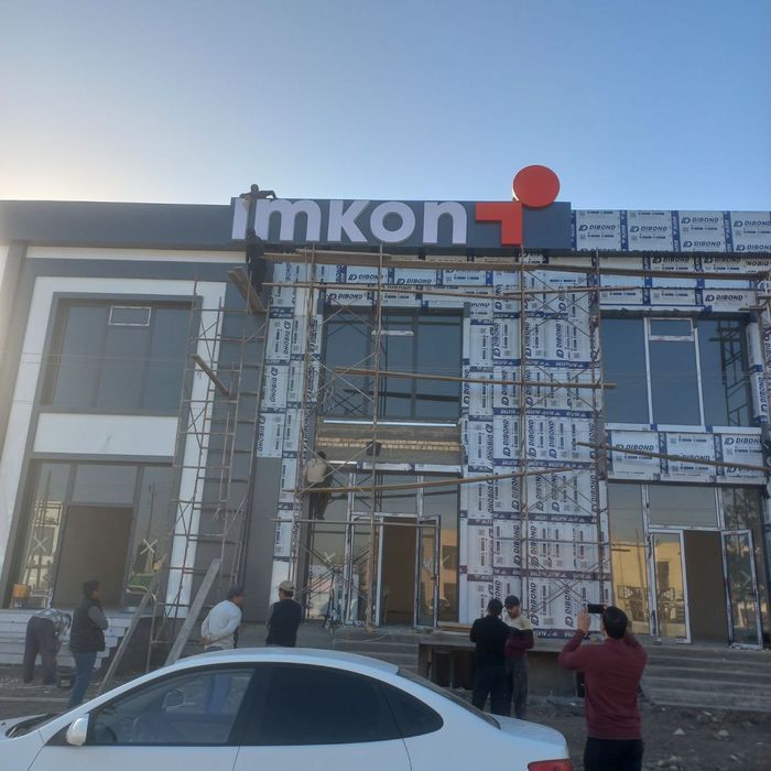 Алюкабонд мантаж ишлари