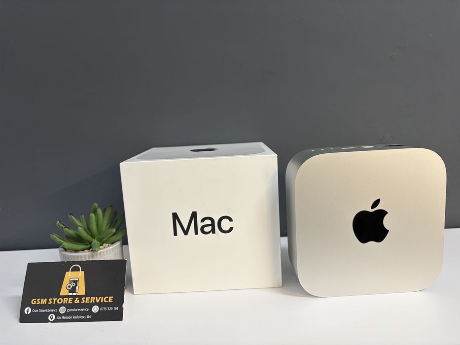 Mac Mini M4 256Gb 16Gb Ram 21% Tva Deductibil 2 Ani Garantie Gsm Store&Service
