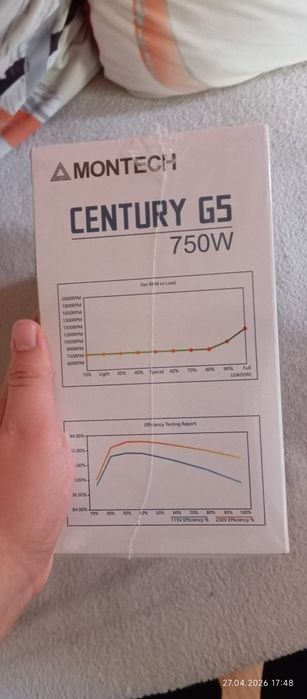 Century G5 750W 80PLUS GOLD Power Supply pentru PC