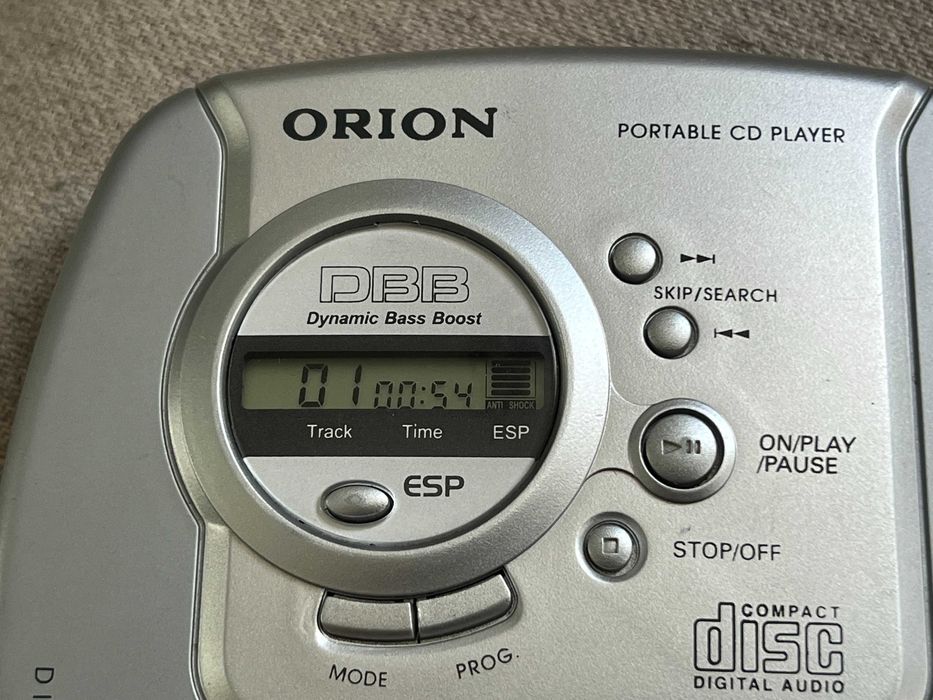 Orion PCD-804 portable CD player ESP 40s DBB Line Out
