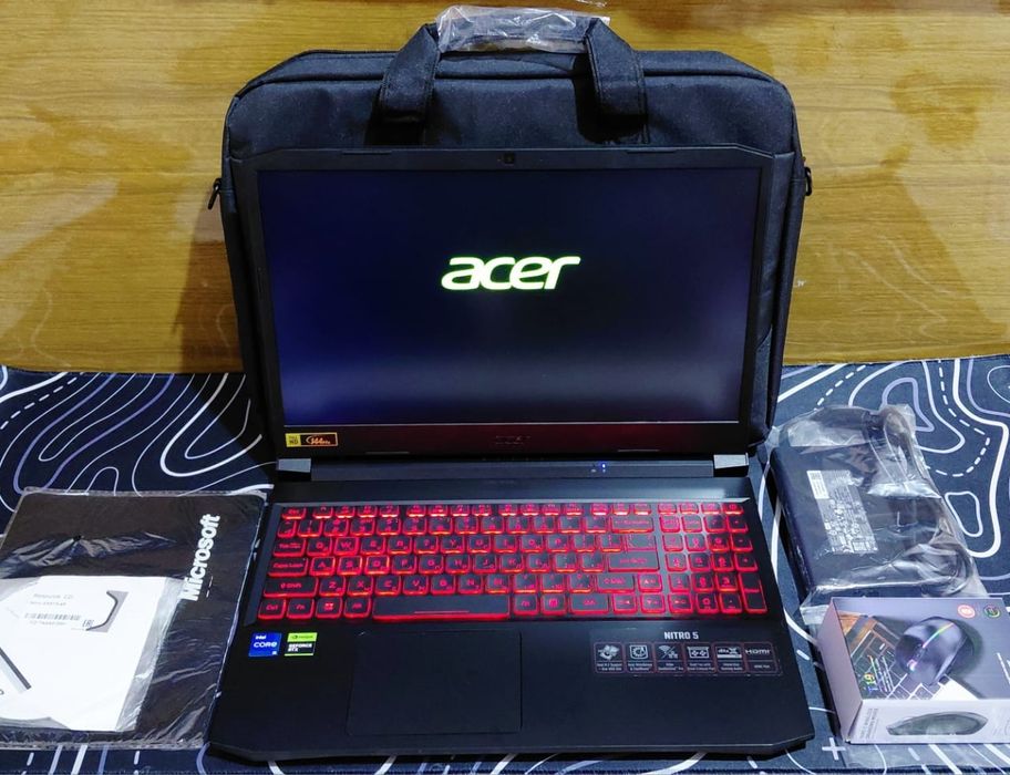 Acer Nitro 5 ssd512,ozu16, RTX3050!