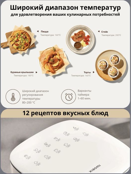 Mi smart air fryer aerogril аэрогриль 6 литр.6.5 литр.10 литр.