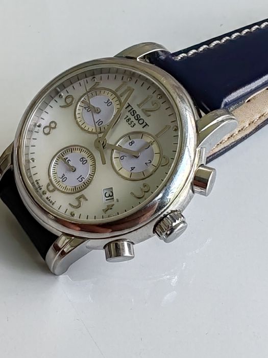 Ceas Tissot T Classic Chronograph Cadran Perlat - Dama