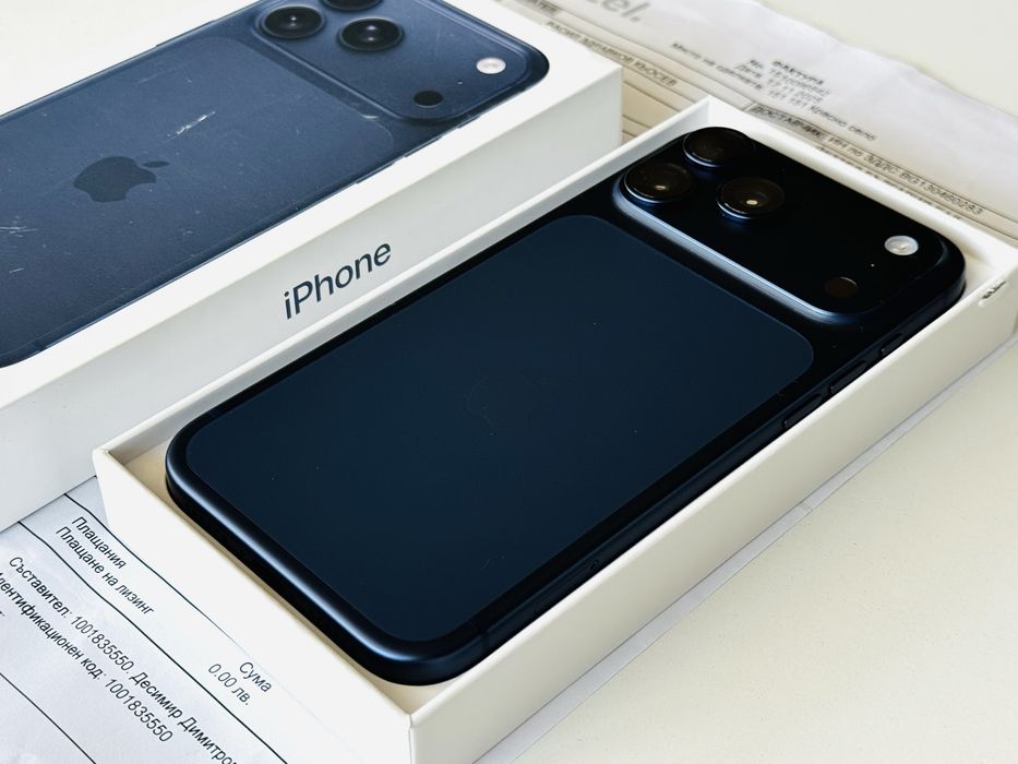 Iphone 17 Pro Max 256GB Blue Гаранция 30 месеца