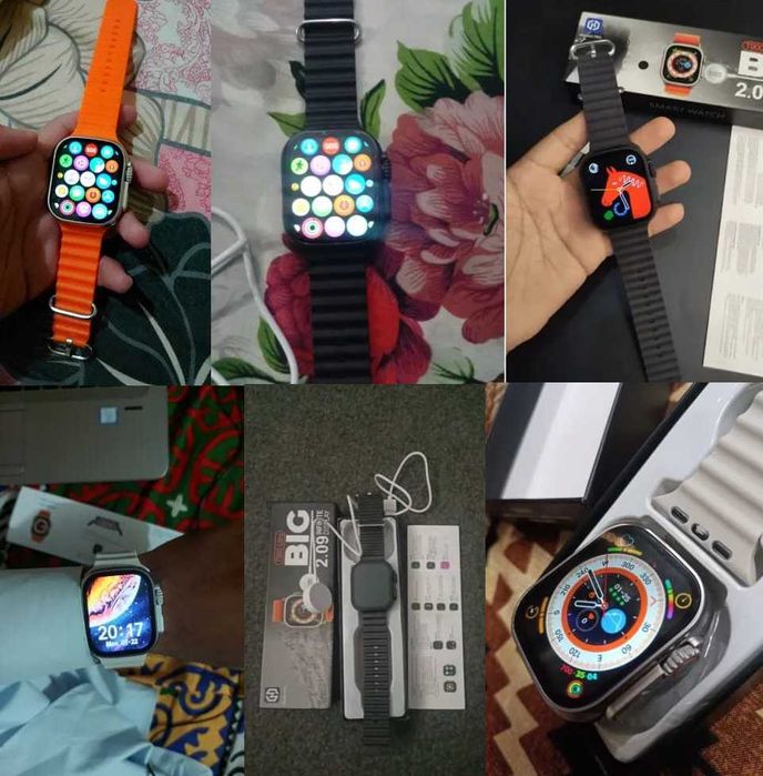 Smartwatch T900 ULTRA, 49 mm, Безжично зареждане, Обаждания, Известия