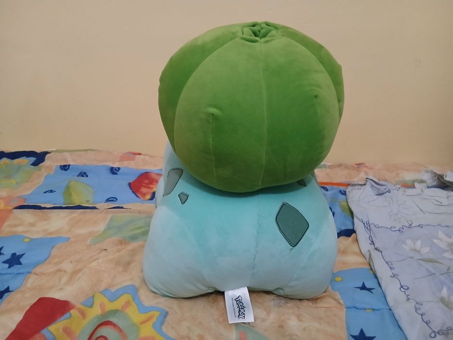 Pokemon ПЛЮШЕН Булбазавър (Bulbasaur) – Два броя, Спящ и Буден