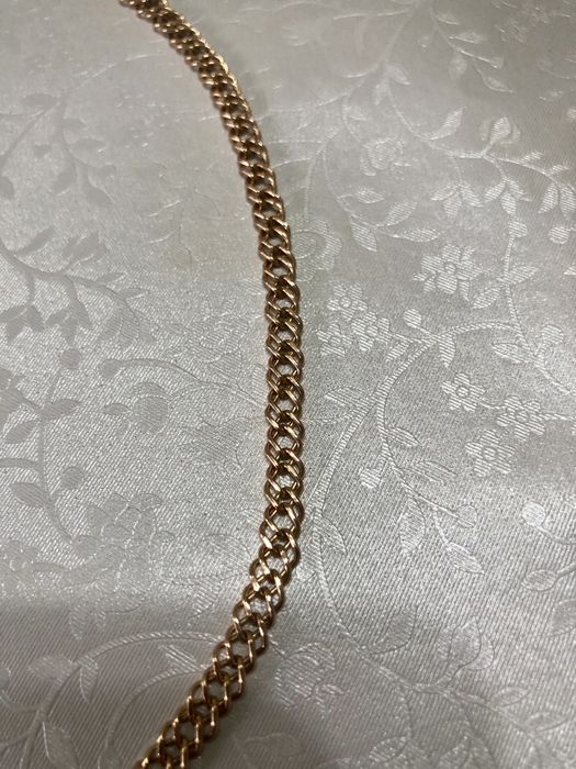 Цепь желтое золото