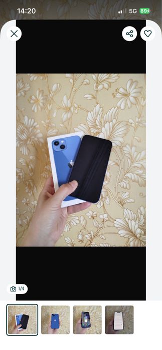 Iphone 13/128 емкость 100%