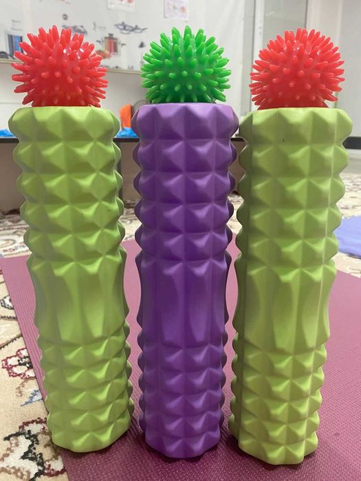 ролик, мяч. коврик для йоги