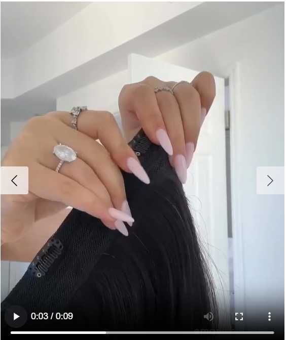 Extensii 100% par natural culoare negru - clip-in