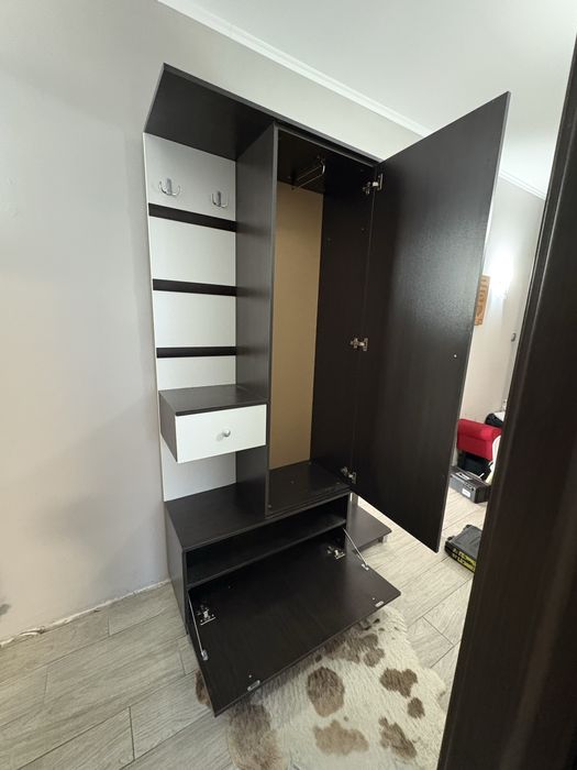 Портманто в цвят венге