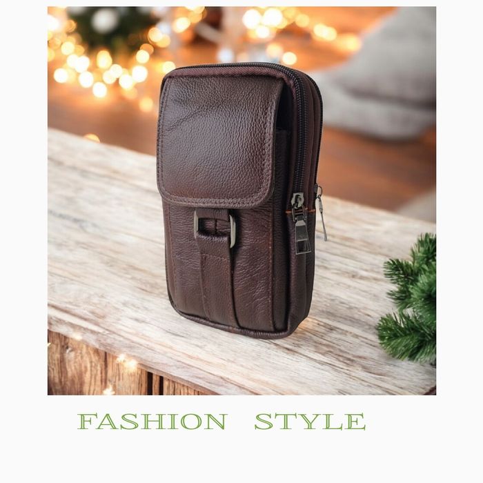 Мъжка чанта от естествена кожа