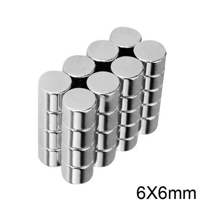 6x6mm Неодимов Магнит N52, Neodymium magnet NdFeB magnit