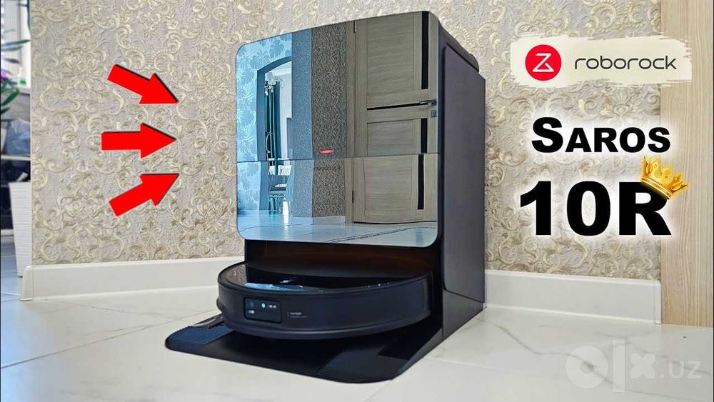 Робот пылесос Roborock 10R Saros Чистота и Комфорт всегда с Вами!