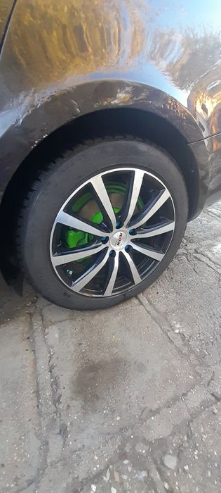 Jante platin 5*112  stare buna anvelope 215 50 17 iarna !!